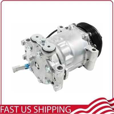 AC Compressor 1136557 For Chevy K1500 2500 3500 P30 1996-1999 GMC C1500 CO 4440C - Image 1 of 4
