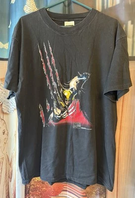 Camiseta De Colección 1995 Marvel Comics Wolverine Claws XL Tultex Puntada Única Lado Doble Foto 1 de 4