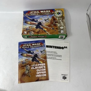 Star Wars Rogue Squadron - N64 - Box / Manual / Inserts Only - 1998 **NO GAME** - Picture 1 of 13