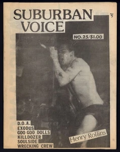 SUBURBAN VOICE magazine #25 * Punk Rock Music Zine D.O.A. EXODUS, KILLDOZER - Bild 1 von 6