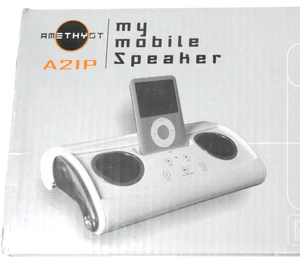 Jivo Amethyst A21P 2000s IPod Speaker Dock USB Power 3.5mm Jack Portable - Picture 1 of 15