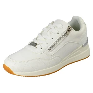 Ladies Elle Sport Lace Up & Zip Casual Wedge Sporty Look Trainers Shoes - F7R303 - Picture 1 of 10