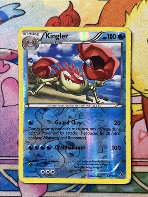 Pokemon TCG Kingler XY - Phantom Forces #14 Reverse Holo HP - Image 1 of 2