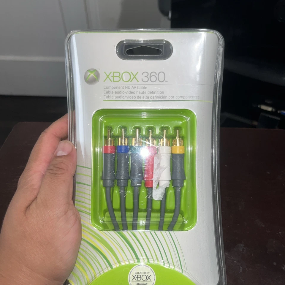 NEW Microsoft Xbox 360 Component HD AV Cable Factory Sealed - Image 1 of 4
