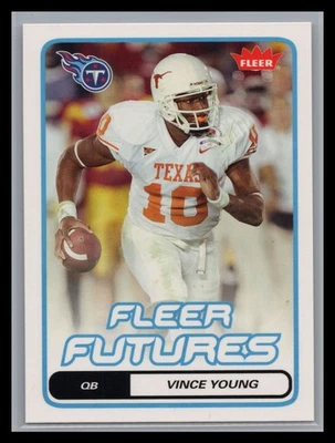 2006 Fleer Football #197 Vince Young Fleer Futures Rookie RC Tennessee Titans - Image 1 of 2