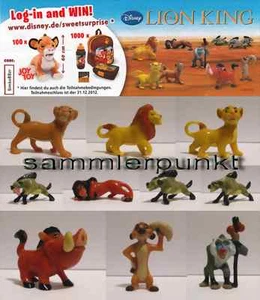 EINZELFIGUR + BPZ Ihrer Wahl aus König der Löwen / IFC Disney Germany - Picture 1 of 11