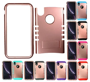 For Apple iPhone XR - KoolKase Armor Hybrid Slicone Cover Case - Rose Gold (R) - Picture 1 of 8
