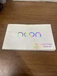 Manual del propietario de neón 1994 original OEM instrucciones de usuario - Imagen 1 de 5