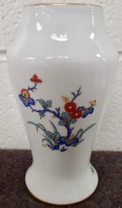 Vintage Limoges Frankreich Porcelaine Malbec handbemalt Blumen und Gold Vase 7" - Bild 1 von 11