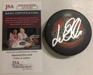 LARS ELLER SIGNED WASHINGTON CAPITALS 2018 STANLEY CUP PUCK W/ CASE JSA COA - Picture 1 of 3