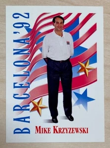 MIKE KRZYZEWSKI (Coach RC)- 1991-92 SkyBox #542 - 1992 EE. UU. OLIMPICS DREAM TEAM - Imagen 1 de 2