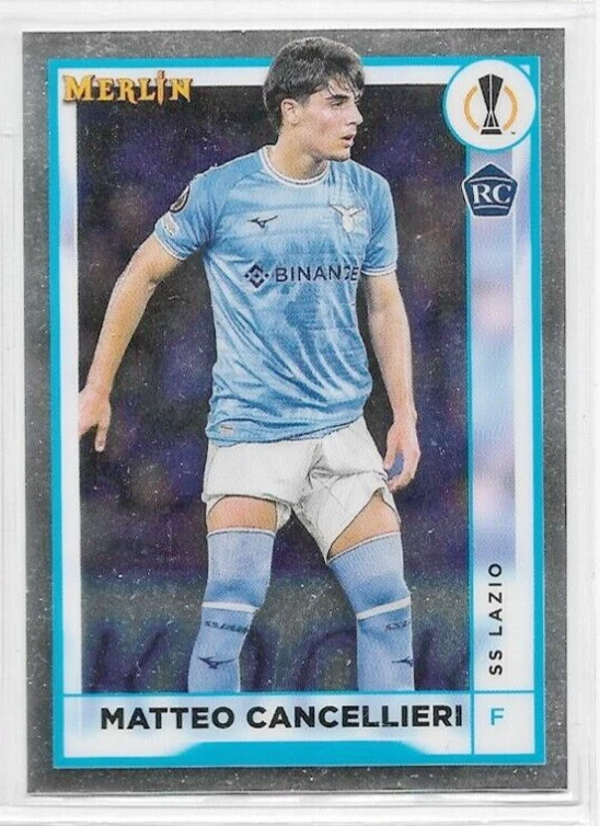Matteo Cancellieri Lazio 2022-23 Merlin UEFA League Rookie #132 - Image 1 of 1