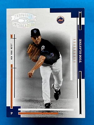2004 Donruss Throwback Threads 金色精制 /100 Tom Glavine #129 — 第 1/2 张图片