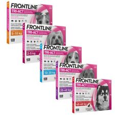 Frontline¹Tri-Act chien antiparasitaire puce tique flea treatment 1 à 60 kg 3pp