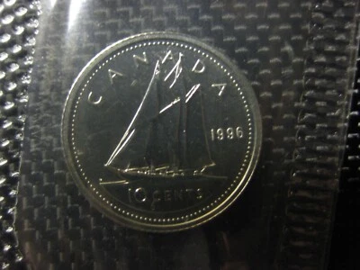 1996 Canadian Prooflike Dime ($0.10) - Image 1 of 2