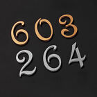 Frosting Home Door Signs House Number Plaques Self Adhesive Hotel Office Decor
