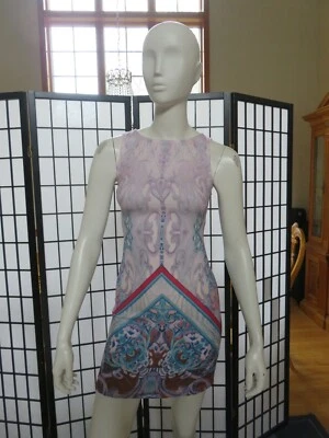 Ginger Fizz Bodycon Light Purple-Pink Baroque Style Bodycon Dress XS US 2, AUS 6 - Photo 1/4