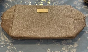 JIMMY CHOO PARFUMS TOILETRY GOLD MAKE UP POUCH , CARRYING CASE NWOT Sparkle! - Picture 1 of 7