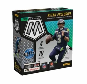 2021 Panini NFL Mosaic Football Trading Card - 40 Cards - Mega Box - Sealed - Picture 1 of 4