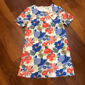 Entro women’s floral mini short sleeve dress size small NWT - Picture 1 of 9