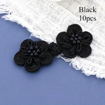 10Pairs Chinese Knots Frog Buttons Sewing Button Closure Fasteners Decors Craft - Image 1 of 4