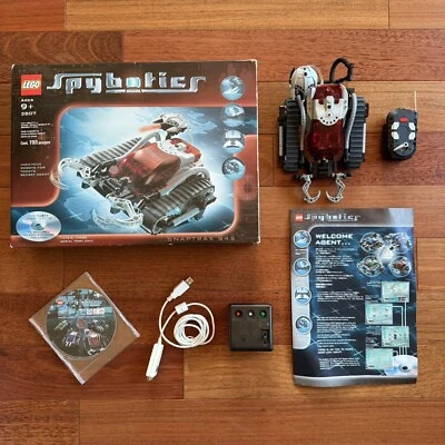 LEGO 3807 Snaptrax S45 Spybotics w/Box, CD Instructions USED - Image 1 of 4