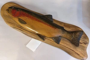 wooden fish wall décor by kevin berry - Picture 1 of 7