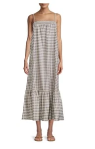 WeWoreWhat Smocked Gingham Midi Dress NWT Sz Small We Wore What - Picture 1 of 6