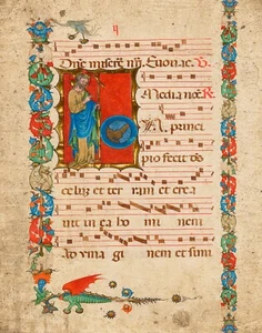 Illuminated Hymn Remixed Historical 8 x 10 Art Print, Ready For Framing - Picture 1 of 4