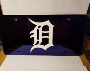 Detroit Tigers MLB Blue Laser Tag License Plate WinCraft - Picture 1 of 2