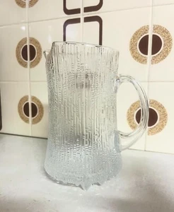 Vintage 1968 Glass Iittala Pitcher - Picture 1 of 7