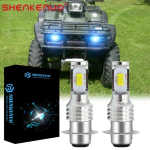 Kit faros LED H6M P15D 8000K bombillas para Honda Foreman 400 450 1997 1998-2004 - Imagen 1 de 11