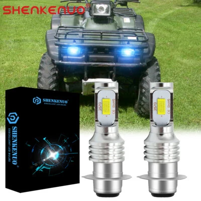 Kit faros LED H6M P15D 8000K bombillas para Honda Foreman 400 450 1997 1998-2004 Foto 1 de 4