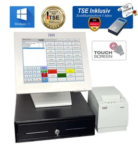 Kasse +TSE mit Zertifikat Einzelhandel Friseur Kosmetik Imbiss Dönerladen Win 10 - Bild 1 von 12