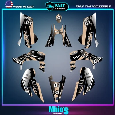 Kit Graphique pour YAMAHA YFZ 450R 2014-2022 Convient pour Yamaha YFZ450R - Photo 1/3