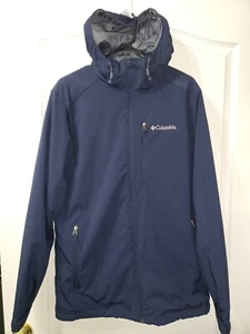Columbia Jacke Herren Größe Small marineblau Softshell mit durchgehendem Reißverschluss - Bild 1 von 11