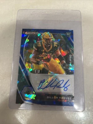 2021 Panini Prizm Draft Picks - Draft Picks Autographs Blue Ice Prizm... - Image 1 of 2