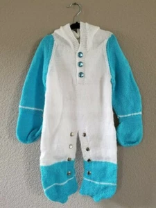 Infant Hand Knit Sweater for Baby Boy or Girl, size 6 to 18 months - Picture 1 of 2