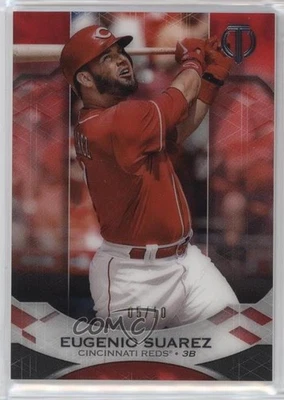 2019 Topps Tribute Red /10 Eugenio Suarez #71 - Image 1 of 2