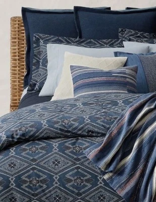 Funda nórdica Ralph Lauren Francois King azul marino NUEVA Foto 1 de 4