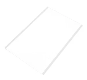 Candy Fridge & Freezer Clear Glass Shelf With White Edge Trims - 445mm x 304mm - Picture 1 of 2