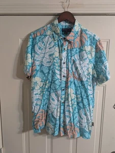 Margaritaville Men's Small Bold Hawaiian Rayon SS *Island Vibes* Camp Shirt   - Picture 1 of 12