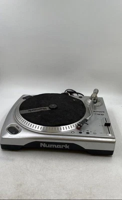 Tocadiscos manual DJ Numark TT1610 plateado negro control de tono transmisión por correa Foto 1 de 4