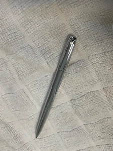 Sheaffer Reminder Clip White Dot All Chrome Ballpoint - Picture 1 of 6
