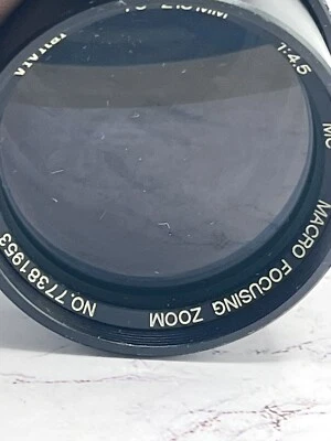 Vivitar 70-210mm f/4.5 Macro MC Breech Lock Lens for Canon FD-Mount Untested - Image 1 of 4