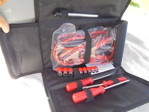 15 Piece Auto Emergency Kit NEW - Foto 1 di 7