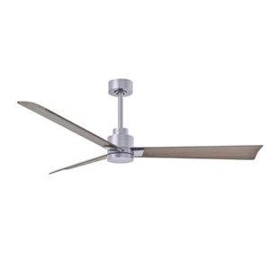 Matthews Fan Alessandra 3 Blade 56" Ceiling Fan, Nickel/Gray Ash - AK-BN-GA-56 - Picture 1 of 1