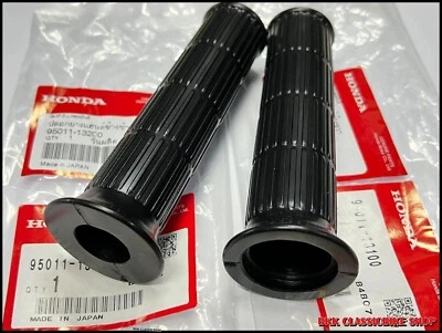 Genuine OEM Honda Handle Grips CL70 CT90 S90 CB100 CB125S CA160 Left Right Pair - Image 1 of 3