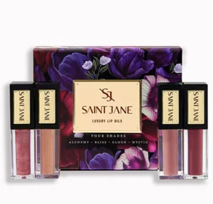 SAINT JANE  LUXURY LIP OIL Limited Edition 4 Shades Cloud Mystic Bliss Alchemy - Picture 1 of 7