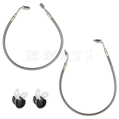 Linha de freio dianteira esquerda e direita com encaixe para Polaris Sportsman 400 500 600 700 - Imagem 1 de 4